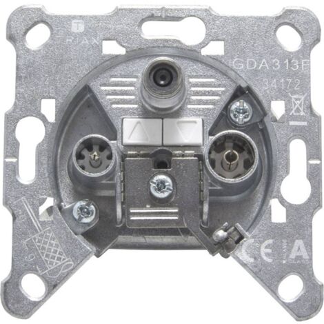 Triax GDA 313 Presa per antenna SAT, TV, Onde ultracorte Da incasso Presa passante