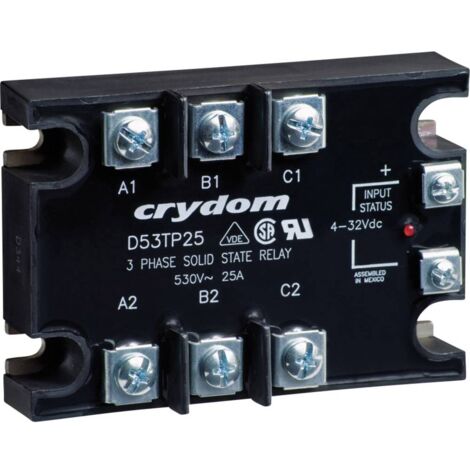 Crydom Relè a semiconduttore A53TP50D 50 A Tens.comm.max: 530 V/AC Commutazione zero crossing 1 pz. (1/3)