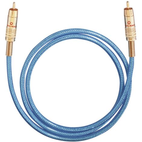 RCA Digitale Digital Audio Cavo [1x Spina RCA - 1x Spina RCA] 0.50 m Blu Oehlbach NF 113 DI