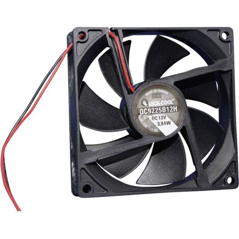 QuickCool QC9225B12H Ventola assiale 12 V/DC 100.24 m³/h (L x L x A) 92 x 92 x 25 mm (1/3)