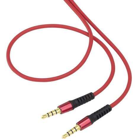 Cavo audio 3 mt spina jack 3,5 mm 4 poli / presa jack 3,5 mm 4 poli per  cuffie con microfono