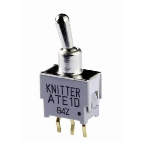 Knitter-Switch ATE 1D-RA Interruttore a levetta 48 V DC/AC 0.05 A 1 x On / On Permanente 1 pz