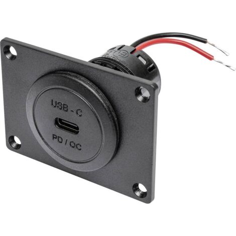 Presa Da Incasso Con USB-C PD 65W | 3 Prese + 3 Porte USB | Alimentatore Da Tavolo Con Cavo 3m