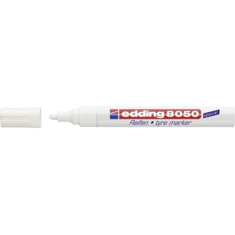 Edding 8050 4-8050-1-4049 Marcatore per pneumatici Bianco