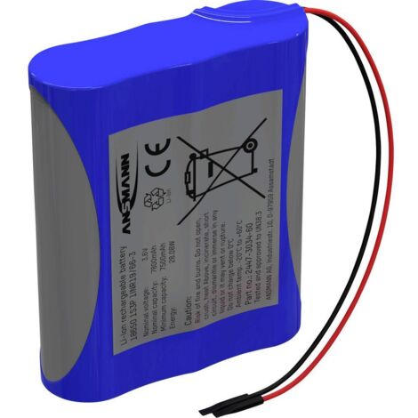 Pacco Batterie 18650 3,7V 3400mAh, 4 Pezzi Ricaricabili Ad Alta Capacità Per Torce, Laptop E Dispositivi Mobili