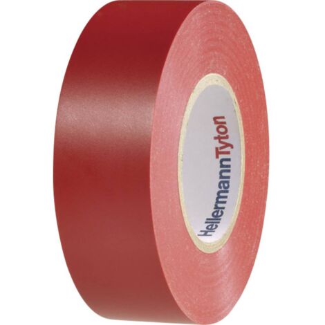 HellermannTyton HelaTape Flex 1000+ 710-10604 Nastro isolante HelaTape Flex 1000+ Rosso (L x L) 20 m x 19 mm 1 pz. (1/2)