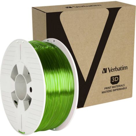 Verbatim 55065 Filamento per stampante 3D PETG 2.85 mm 1 kg Verde (trasparente) 1 pz. (1/3)