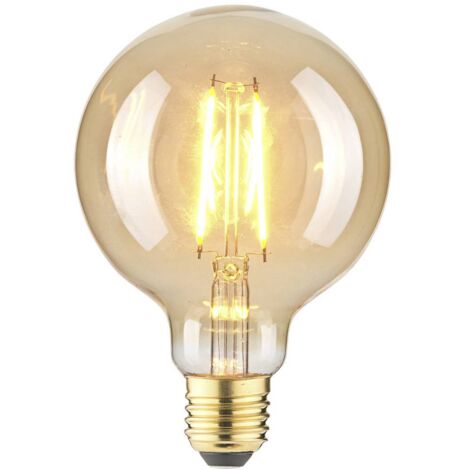 LightMe LM85059 LED (monocolore) E27 Forma di palla 2.5 W Ambra (Ø x L) 95 mm x 140 mm 1 pz. (1/2)