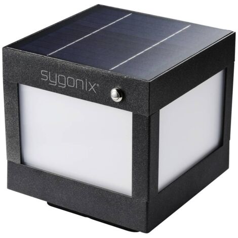 Sygonix SY-5593808 Lampada solare da parete per esterni SMD LED LED a montaggio fisso 3 W Nero (1/5)