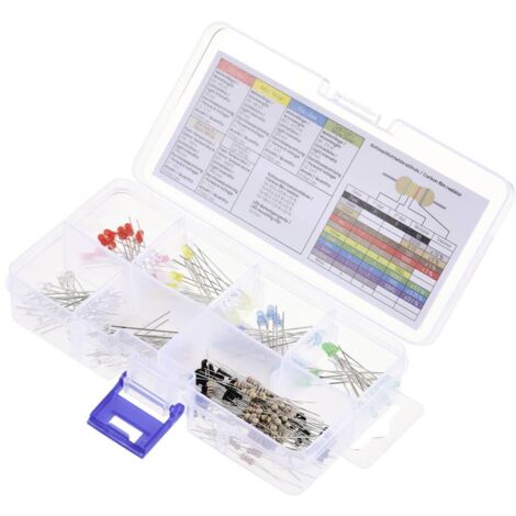 TRU COMPONENTS Diodo LED Rosso, Giallo, Blu, Giallo-Verde, Bianco caldo, Bianco freddo Rotondo 3 mm 55 mcd, 330 mcd, 42 (1/3)