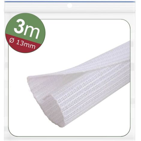 Guaina Intrecciata Espandibile Othmro – 4 Mm X 10 Metri, Grigia, Per Cavi E Fili, Resistente Al Fuoco - 6