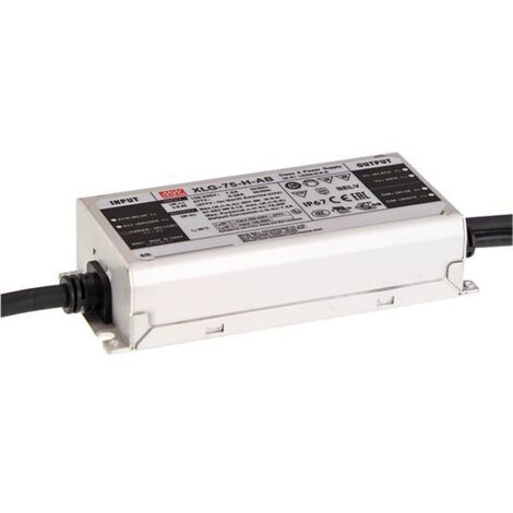 Mean Well XLG-75-H-A Driver per LED Potenza costante 75 W 1300 - 2100 mA 27 - 56 V/DC Circuito PFC, regolabile, Protezi