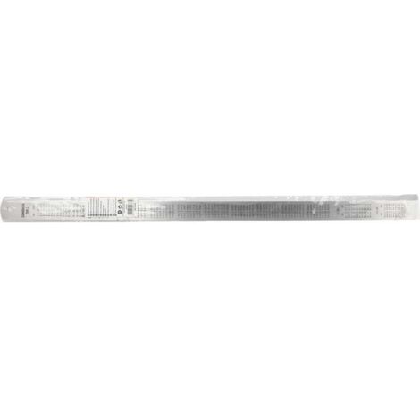 Righello Acciaio Inox WORKPRO 60cm - Doppia Scala Metrica E Pollici | Professionale