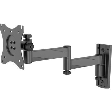 SpeaKa Professional SP-WMM-202S 1 parte Supporto a muro per monitor 33,0 cm (13) - 76,2 cm (30) Nero Inclinabile, Gir