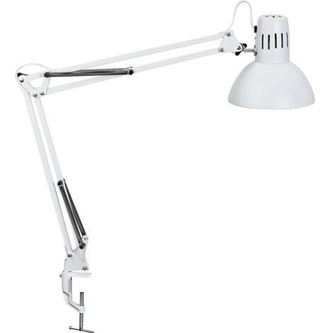 Maul MAULstudy 8230502 Lampada con morsetto E27 Bianco