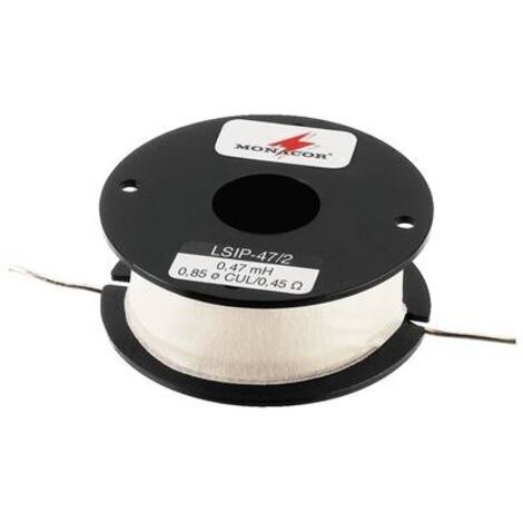 Monacor LSIP-47/2 Bobina aria per altoparlanti 0.47 mH (1/3)