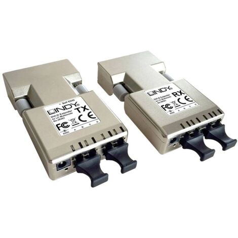 LINDY DVI DVI-D Extender su cavo in fibra ottica 500 m (1/5)