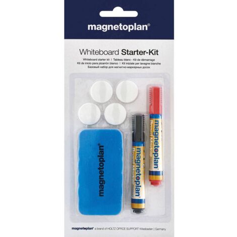 Kit accessori lavagna bianca Whiteboard magnetoplan Whiteboard Starter Kit 37102 37102 (1/2)