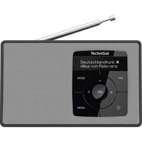 TechniSat DIGITRADIO 2 Radio da tavolo DAB+, FM DAB+, FM, Bluetooth Funzione allarme Nero/Bianco (1/5)