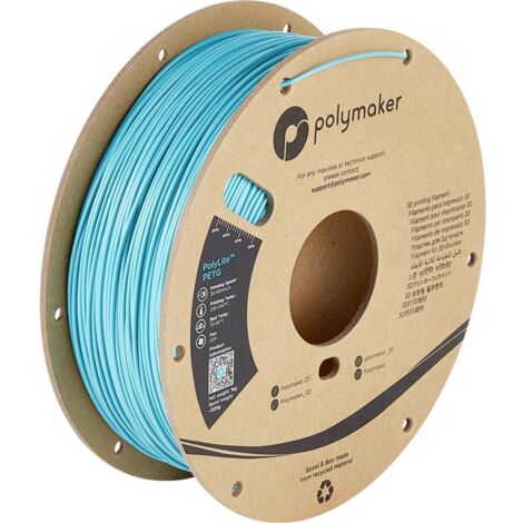 Polymaker PB01010 PolyLite Filamento per stampante 3D PETG resistente al calore, Elevata resistenza alla trazione 1.75 (1/5)
