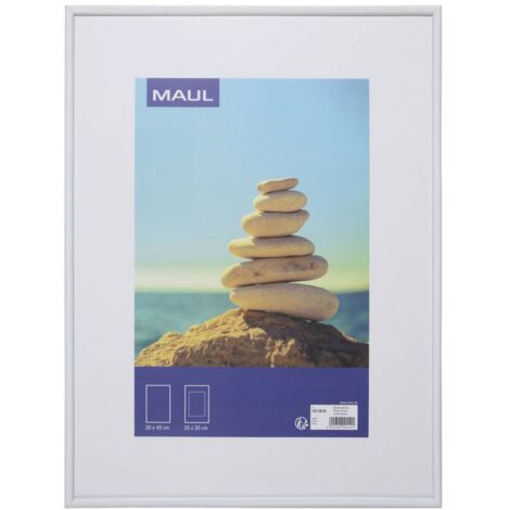 Maul 1935802 Cornice portafoto Formato carta: 30 x 40 cm Bianco (1/2)