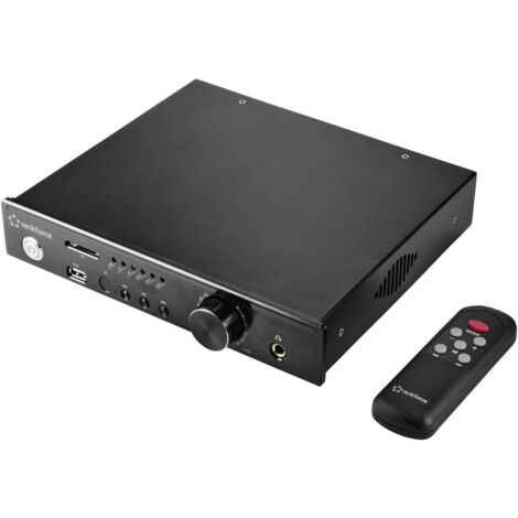 Renkforce RF-WAM-300 Amplificatore Stereo 2 x 50 W Nero Bluetooth®, USB