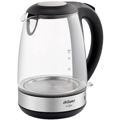 arzum AR3071 Bollitore Nero Capacità effettiva: 1.7 l (1/5)