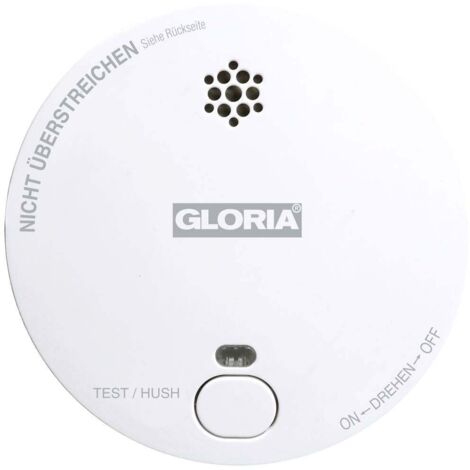 Gloria R1 Rilevatore di fumo a batteria (Ø x A) 100 mm x 33 mm (1/4)