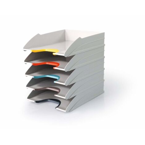 Durable 770427 VARICOLOR® MIX TRAY SET Vassoio porta documenti DIN A4, DIN C4 Grigio 5 pz. (1/3)