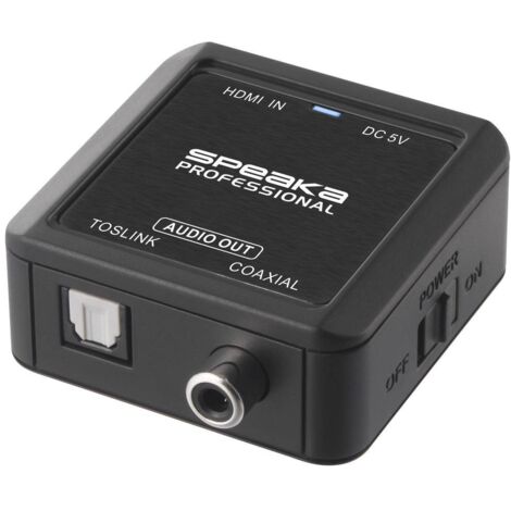 SpeaKa Professional Audio Convertitore [HDMI - Coassiale, Toslink]