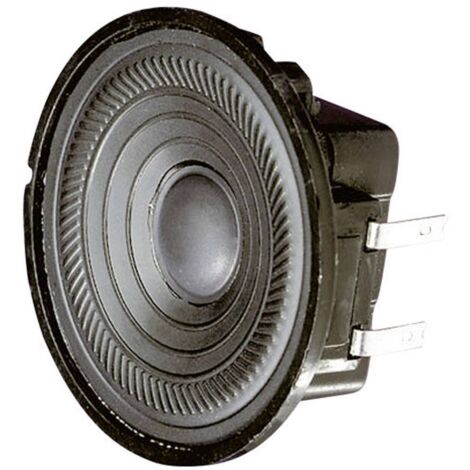 Visaton K 50 WP - 50 Ohm 2 pollici 5 cm Mini altoparlante 2 W 50 Ω Nero Membrana in plastica, Resistente all'umidità, R (1/2)
