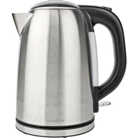 Nedis KAWK350EAL Bollitore Argento, Nero Capacità effettiva: 1.7 l (1/5)