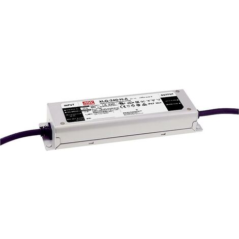 Mean Well XLG-240-L-AB Driver per LED Potenza costante 239.4 W 350 - 1050 mA 178 - 342 V/DC Funzione dimmer 3 in 1, ada