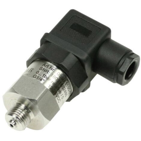 B + B Thermo-Technik Sensore di pressione 1 pz. 0550 1191-007 0 bar fino a 10 bar Cavo a 3 fili (Ø x L) 27 mm x 53 mm (1/2)