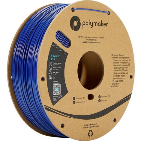 Polymaker PF01014 PolyLite Filamento per stampante 3D ASA resistente ai raggi uv, resistente agli agenti atmosferici, r (1/5)