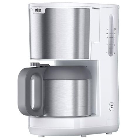 Braun KF 1505 WH Macchina per il caffè acciaio inox, Bianco (1/4)