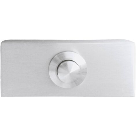 Heidemann 70405 Tasto per campanello 1 parte Nickel 24 V/1 A