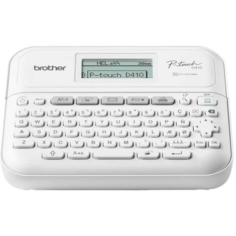 Brother PTD410VPRG1 Etichettatrice Adatto per nastro: TZe 3.5 mm, 6 mm, 9 mm, 12 mm, 18 mm (1/5)