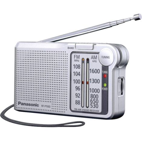 Panasonic RF-P150DEG Radio tascabile FM Argento (1/3)