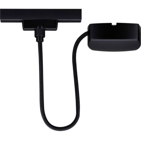 Paulmann URail 96904 Binario 1m Per Illuminazione | Sistema Alto Voltaggio | Nero Opaco | Componente Modulare