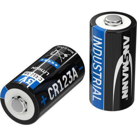 Batteria Litio, CR123A, 3V, Bulk 1pz (Ansmann Photo 5020011)