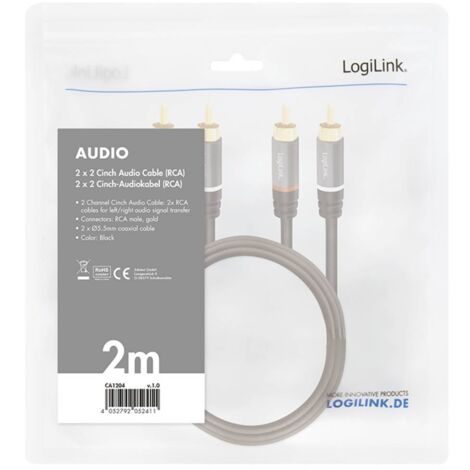 Linkidea Confezione da 2 cavi audio di ricambio compatibili con