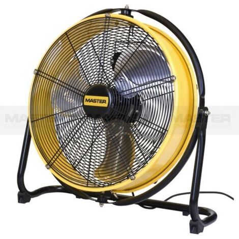 Master Klimatechnik DF-20P Ventilatore da terra 98 W, 110 W, 125 W (Ø x A) 700 mm x 685 mm Giallo, Nero
