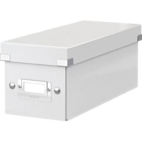 Contenitore per CD Leitz 30 CD Cartone laminato Bianco 1 pz. (L x A x P) 14.3 x 13.6 x 35.2 cm 6041-00-01