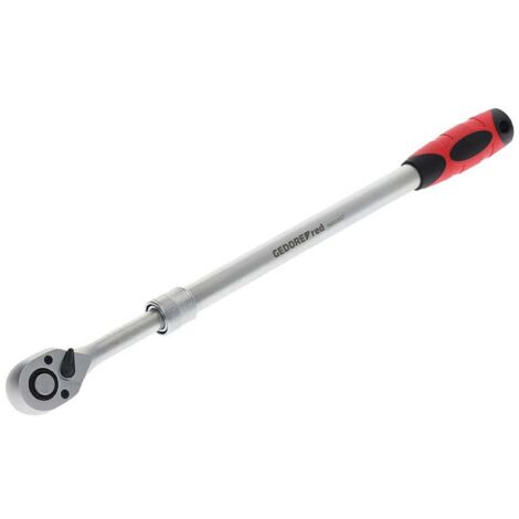 Gedore Red R60010027 Chiave a cricchetto telescopica argento