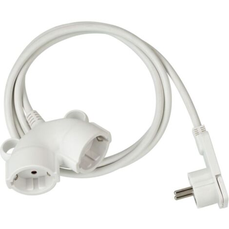 Brennenstuhl 1161820225 Alimentazione Prolunga Bianco 5.00 m H03VV-F 3G 1,5 mm²
