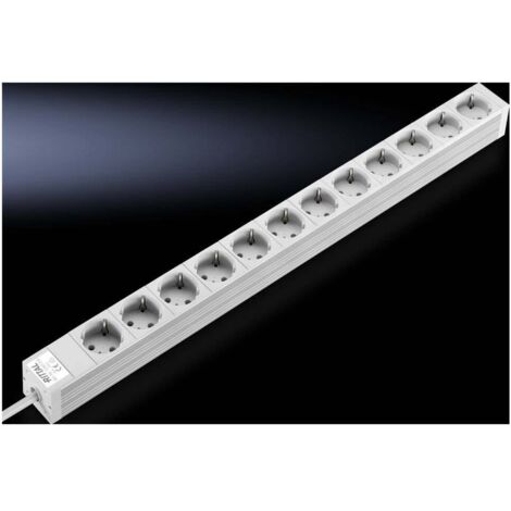 Rittal DK 7240.310 Presa multipla 12 vani Alluminio 1 pz. (1/2)