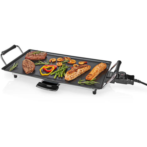 Nedis FCTE110EBK50 Teppan Yaki Griglia da tavolo Nero (1/5)