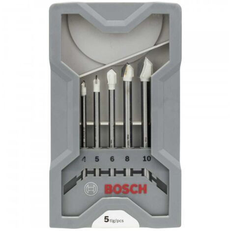 Set di 5 punte BOSCH Ceramic CYL-9 per piastrelle - Ø4/5/6/8/10 - 2608587169