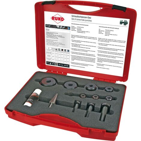 RUKO 109008 Kit punzoni per lamiere (1/2)